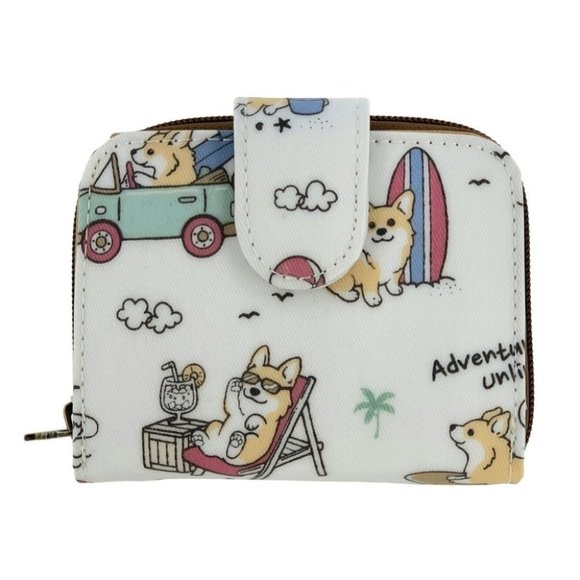 Uma Hana Handbags - Waterproof Snap Fold Short Wallet Coin Purse